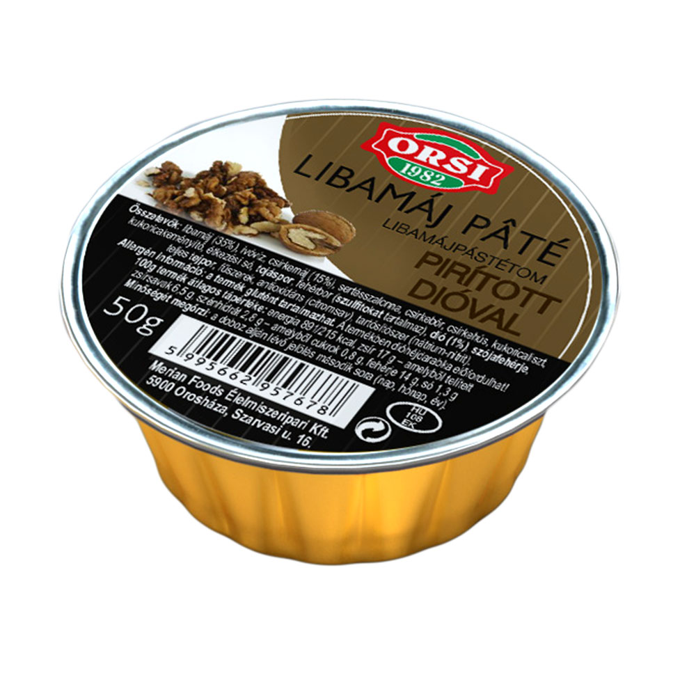 ORSI Libamáj Páté Pirított Dióval 50g